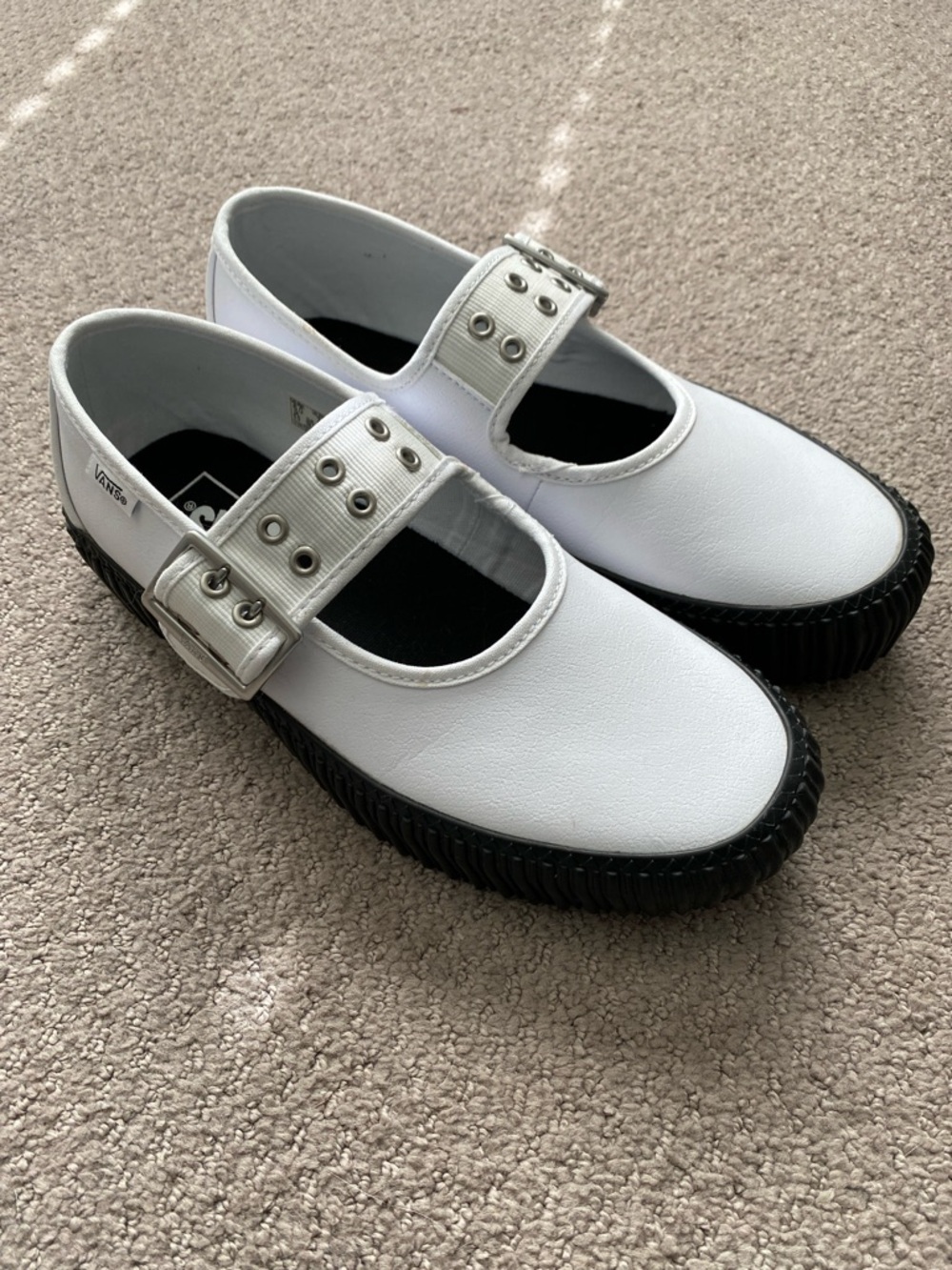 Vans White Mary Jane Creeper size 7.5